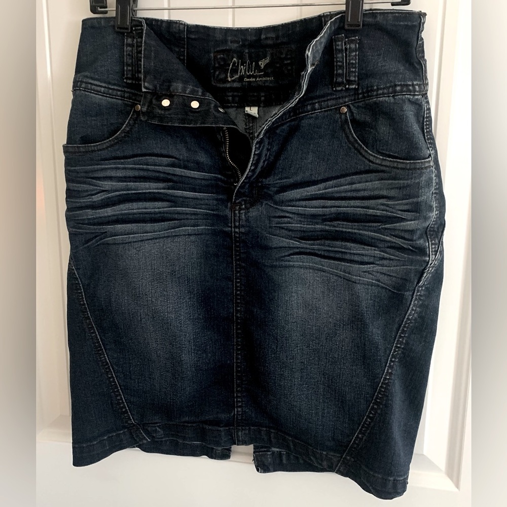 Nice blue jeans skirt size L